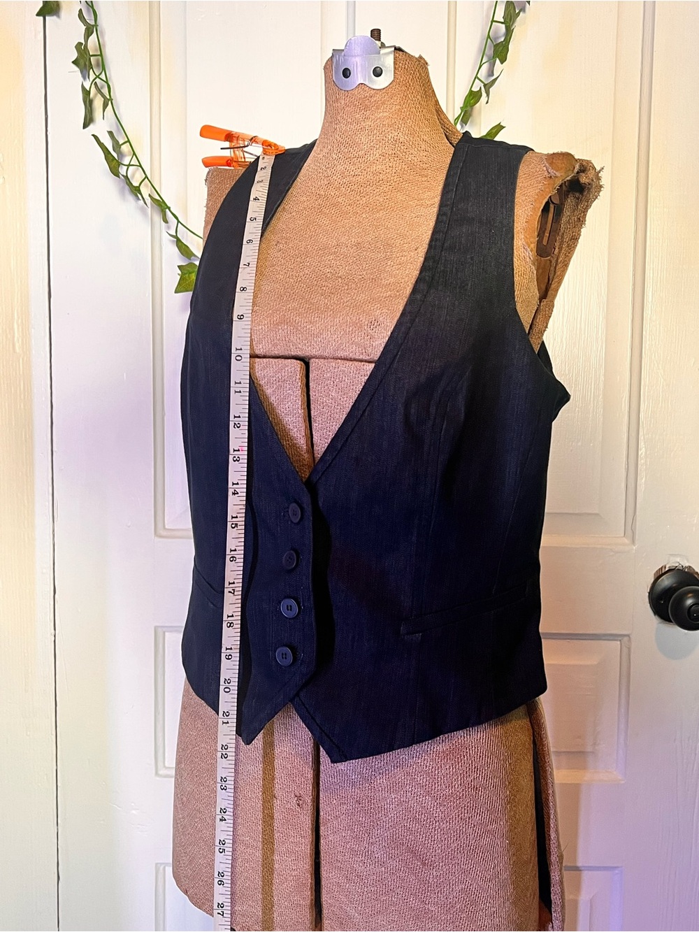New York & Company Navy Vest